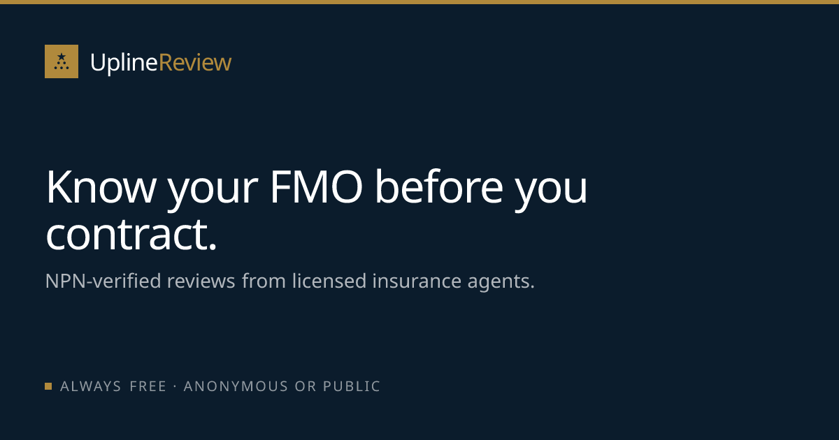 What Is an FMO in Insurance? Meaning, Role & How to Choose | UplineReview